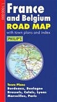 Philips France and Belgium Road Map (Paperback)