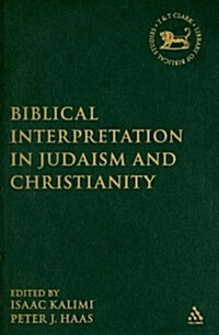 Biblical Interpretation in Judaism and Christianity (Hardcover)