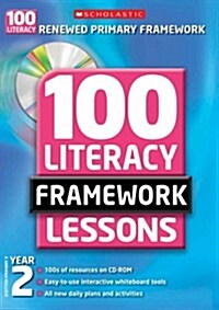 100 New Literacy Framework Lessons for Year 2 with CD-Rom (Package)