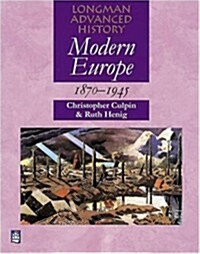 Modern Europe 1870-1945 (Paperback)