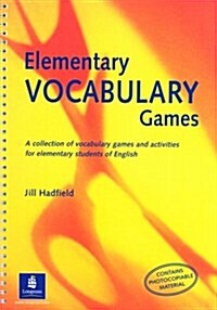 Elementary Vocabulary Games Teachers Resource Book (Paperback)