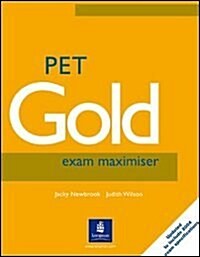 PET Gold Exam Maximiser with Key Self Study and CD Pack (Package)