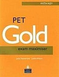 PET Gold Exam Maximiser with Key New Edition (Paperback)
