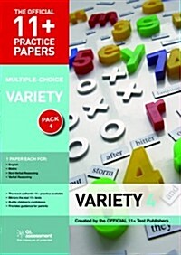 11+ Practice Papers, Variety Pack 4, Multiple Choice : English Test 4, Maths Test 4, Verbal Reasoning Test 4, Non-verbal Reasoning Test 4. (Paperback, 3 Revised edition)