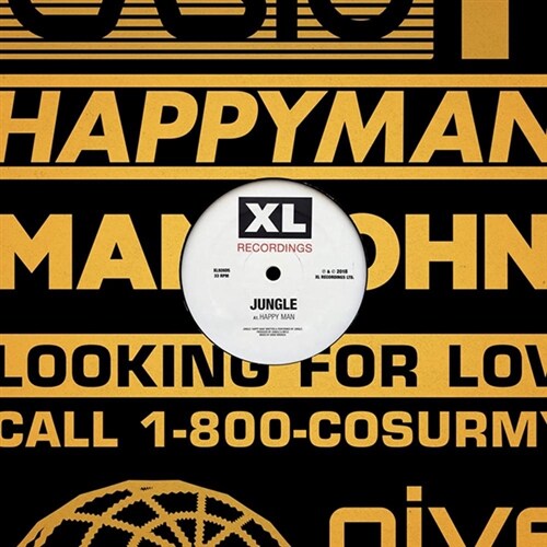 [수입] Jungle - Happy Man / House In LA [12인치 싱글 LP]