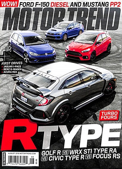Motor Trend (월간 미국판): 2018년 08월호