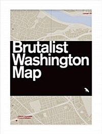 Brutalist Washington DC Map (Folded)