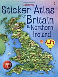 Usborne Sticker Atlas of Britain and Ireland (Paperback)