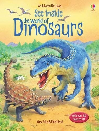 [중고] See Inside the World of Dinosaurs (Board Book, UK)