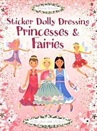 Sticker Dolly Dressing Princesses & Fairies (Paperback)
