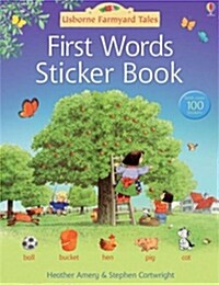 First Words Sticker Book (Paperback)