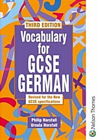Vocabulary for GCSE German (Paperback)