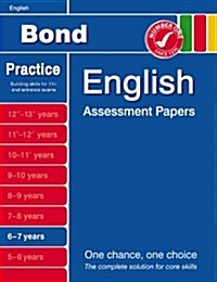 Bond Starter Papers in English 6-7 Years (Paperback)