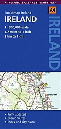 AA Road Map Ireland (Folded)