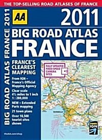 AA Big Road Atlas France (Paperback)