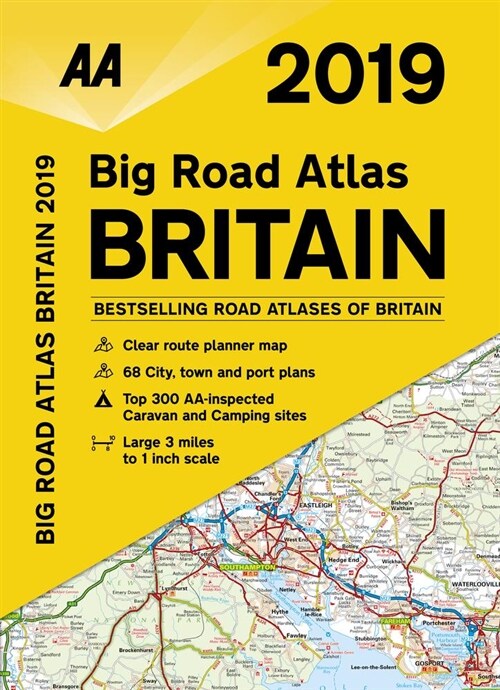AA Big Road Atlas Britain 2019 (Paperback, 28 Revised edition)