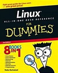 Linux All-in-one Desk Reference for Dummies (Paperback, DVD, 2nd)