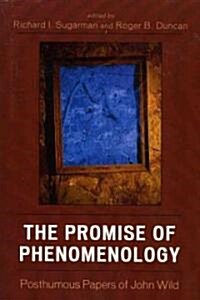 The Promise of Phenomenology: Posthumous Papers of John Wild (Paperback)