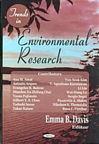 Trends in Environmental Resear (Hardcover)