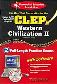 [중고] CLEP Western Civilization II [With CDROM] (Paperback)