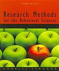 Research Methods For The Behavioral Sciences (Paperback, 3rd)