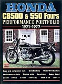 Honda CB500 and 550 Fours Performance Portfolio 1971-1977 (Paperback)
