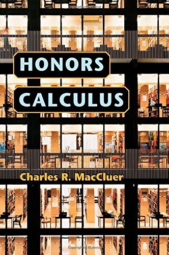 [중고] Honors Calculus (Hardcover)