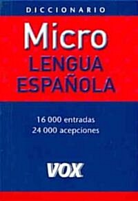 Diccionario micro lengua Espanola/ Micro Dictionary Spanish Language (Paperback)