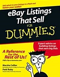 Ebay Listings That Sell for Dummies (Paperback)