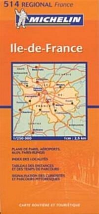 Michelin Ile-De-France (Paperback)