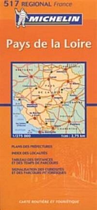 Michelin France Pays De Loire May (Map, FOL)