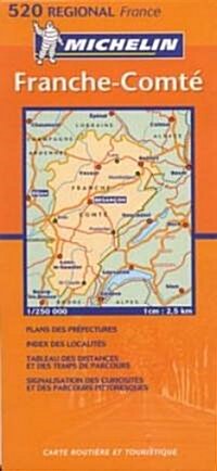 Michelin Franche-Comte Map (Map, FOL)