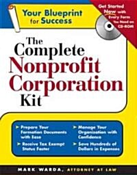 The Complete Nonprofit Corporation Kit (Paperback, CD-ROM)