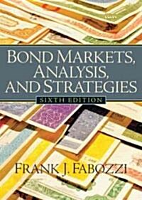 [중고] Bond Markets : Analysis and Strategies (Hardcover, 6 Revised ed of US ed)