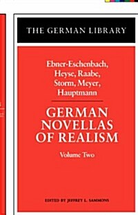 German Novellas of Realism (Paperback)