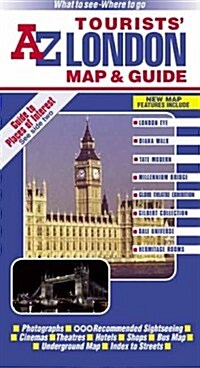 A-Z London Tourists Map and Guide (Paperback)