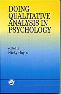 Doing Qualitative Analysis in Psychology (Paperback)