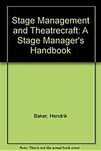 Stage Management (Paperback)