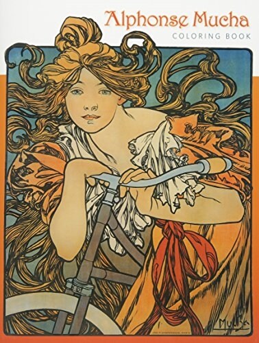 Alphonse Mucha Coloring Book (Paperback, 5, Revised)