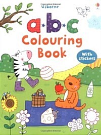 ABC Colouring Book with stickers (Paperback)