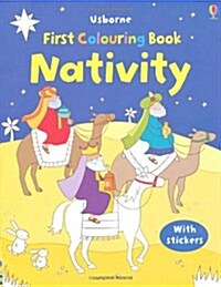Nativity Colouring and Sticker Book (Paperback)