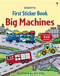 First Sticker Book Big Machines (Paperback)