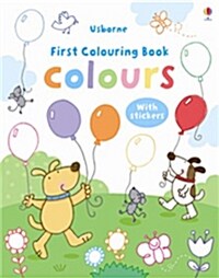 Colours Colouring Book with Stickers (Paperback)