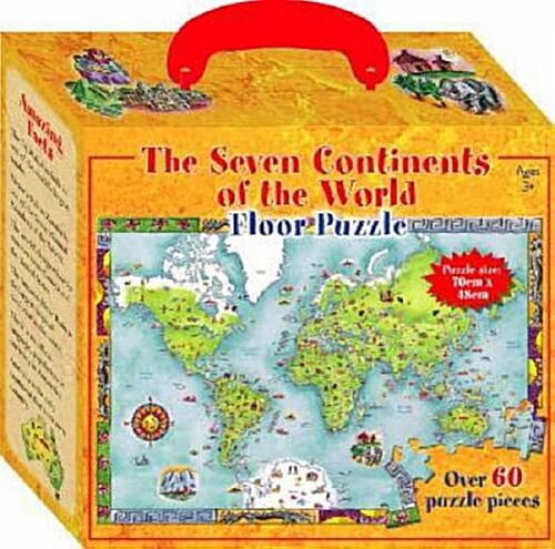 Seven Continents of the World Floor Puzzle (Hardcover)