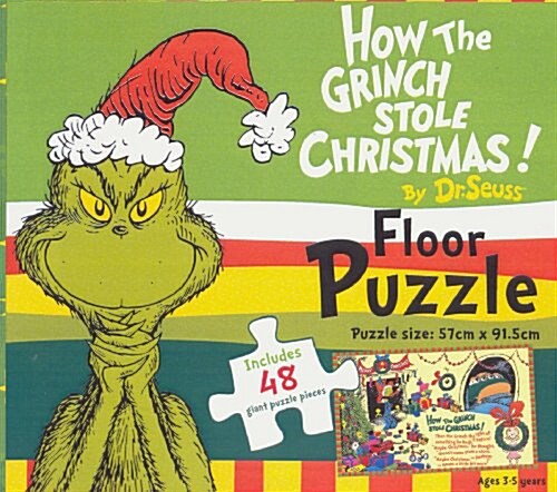 Dr Seuss How the Grinch Stole Christmas Floor Puzzle (Hardcover)