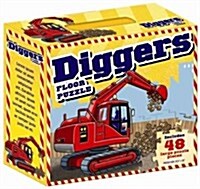 Diggers Floor Puzzle (Hardcover)