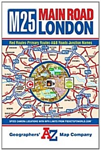 Main Road Map of London (Paperback)