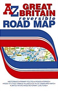 Great Britain Reversible Road Map (Paperback)