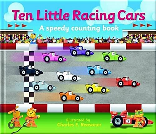 Ten Little Racing Cars (Hardcover)