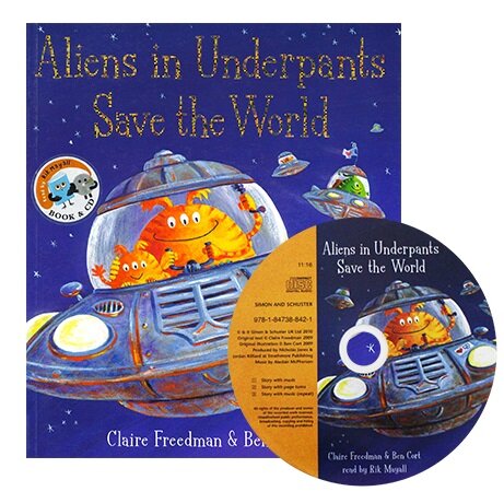 [중고] Aliens in Underpants Save the World (Paperback + CD)
